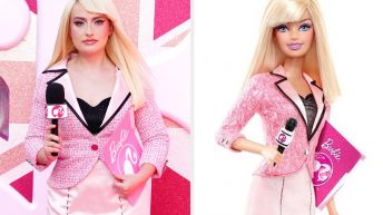 I Can’t Believe Amelia Dimoldenberg Hosted The London “Barbie” Dressed As News Anchor Barbie