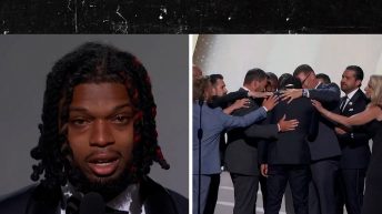 Damar Hamlin Breaks Down In Tears Honoring Buffalo Bills Staffers At ESPYs