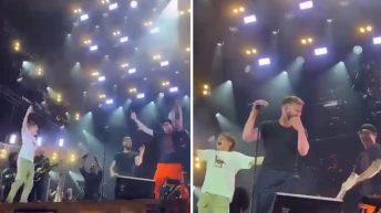 Ricky Martin’s Twins Surprise Him Onstage, All Smiles Amid Divorce