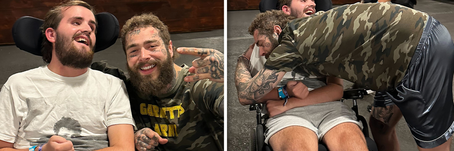 Post Malone Meets Fan Who Suffered Brain Hemorrhage Backstage at Show