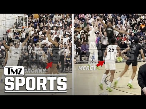 Bronny James Balls Out in Losing Effort, H.S. Career Over | TMZ Sports