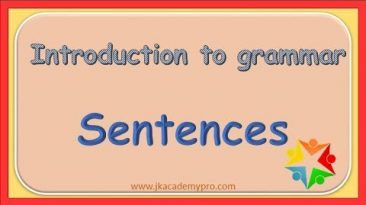 what is a Sentence, grade 1