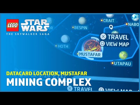 Mining Complex Datacard location, Mustafar  – Datacards – LEGO Star Wars: The Skywalker Saga