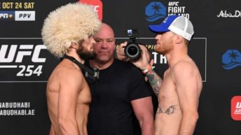 Justin Gaethje knows “for a fact” Islam Makhachev is not as good as Khabib Nurmagomedov and hopes he can “prove that”