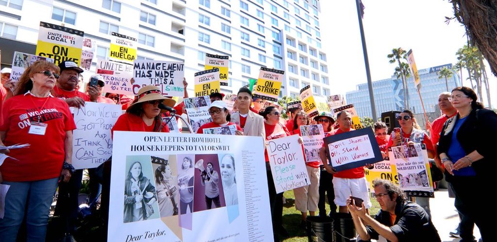 Striking Hotel Housekeepers Ask Taylor Swift to Support Their Cause by Postponing Los Angeles Concerts