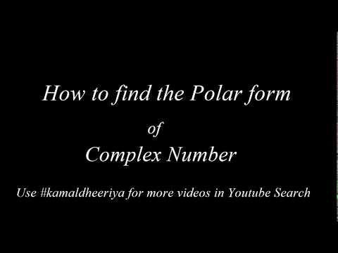 How to Find Polar Form of Complex Number | Short trick | JEE/Main/NDA/BITSAT/EMACET