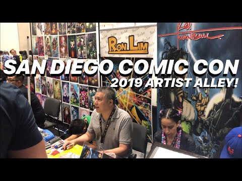 San Diego Comic Con 2019: Artist Alley!