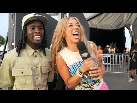 Who is Kai Cenat’s favorite…? Fun with Brittney Renner at Rolling Loud Miami 2023