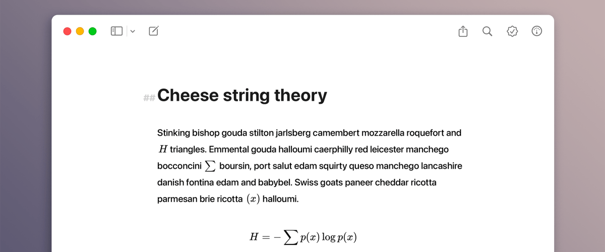 Ulysses adds LaTeX equation support and options to duplicate and archive projects