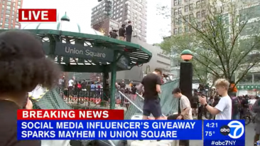 Twitch Star’s NYC Event Devolves Into Chaos, Transforming Union Square Into Thunderdome