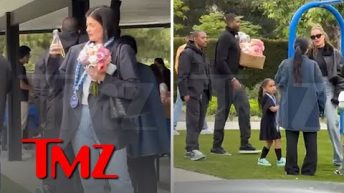 Khloe, Kylie, Tristan, Travis & Blac Chyna Attend Same Pre-K Graduation | TMZ