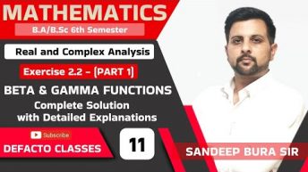 11 Exercise 2.2 Solution || Real and Complex Analysis || B.A/B.Sc 6th Semester