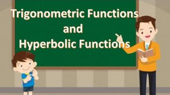 Trigonometric Functions and Hyperbolic Functions of a Complex Functions