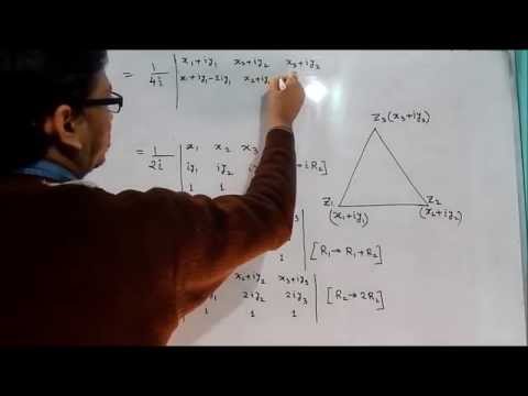 Complex Numbers – Area of a Triangle