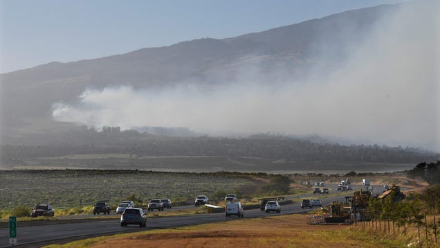 Massive Maui Wildfires Fueled by Hurricane Dora Cut Power and 911 Service for Thousands