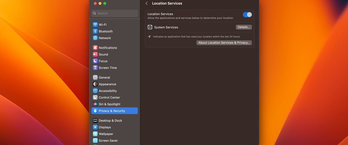 Mac users unable to change Location Services settings in macOS Ventura 13.5