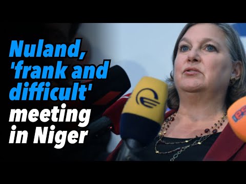 Nuland, ‘frank and difficult’ meeting in Niger