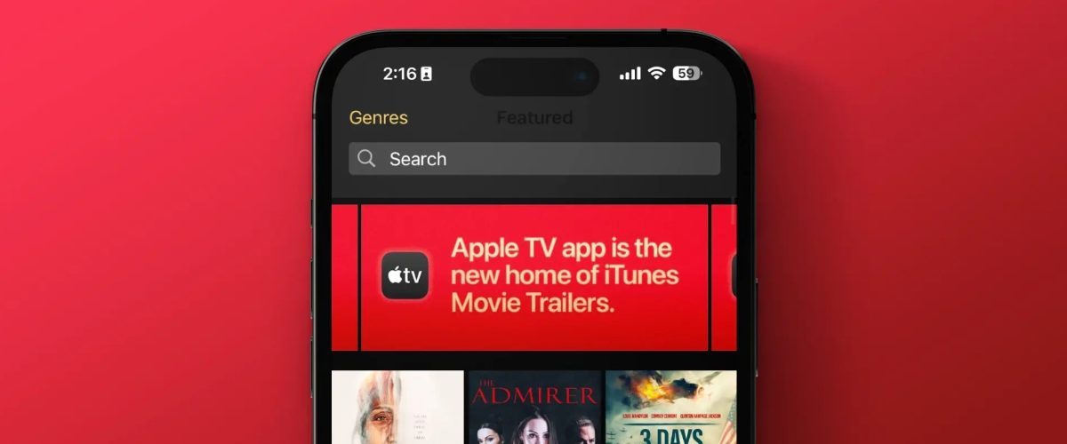 ‘iTunes Movie Trailers’ app going away after over a decade