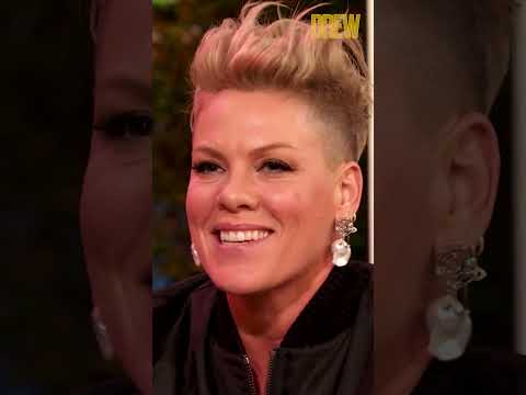 P!NK on Raising Kids When You’ve Had a Difficult Childhood | The Drew Barrymore Show | #Shorts