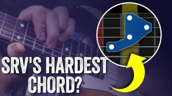 How To Play The Most Difficult Stevie Ray Vaughan Chord