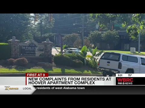 New complaints from residents at Hoover apartment complex