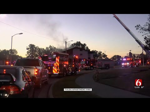 Fire Destroys Several Units Of Tulsa Apartment Complex, No Injuries Reported