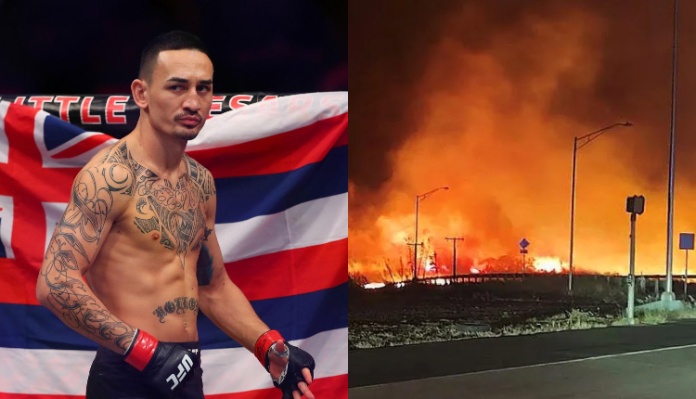 Max Holloway believes the government “failed the people” of Hawaii as wildfires rage on