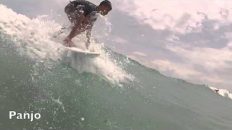 Surfing Kata Beach 2 —-  With the next generation of surfers — Phuket, Thailand.