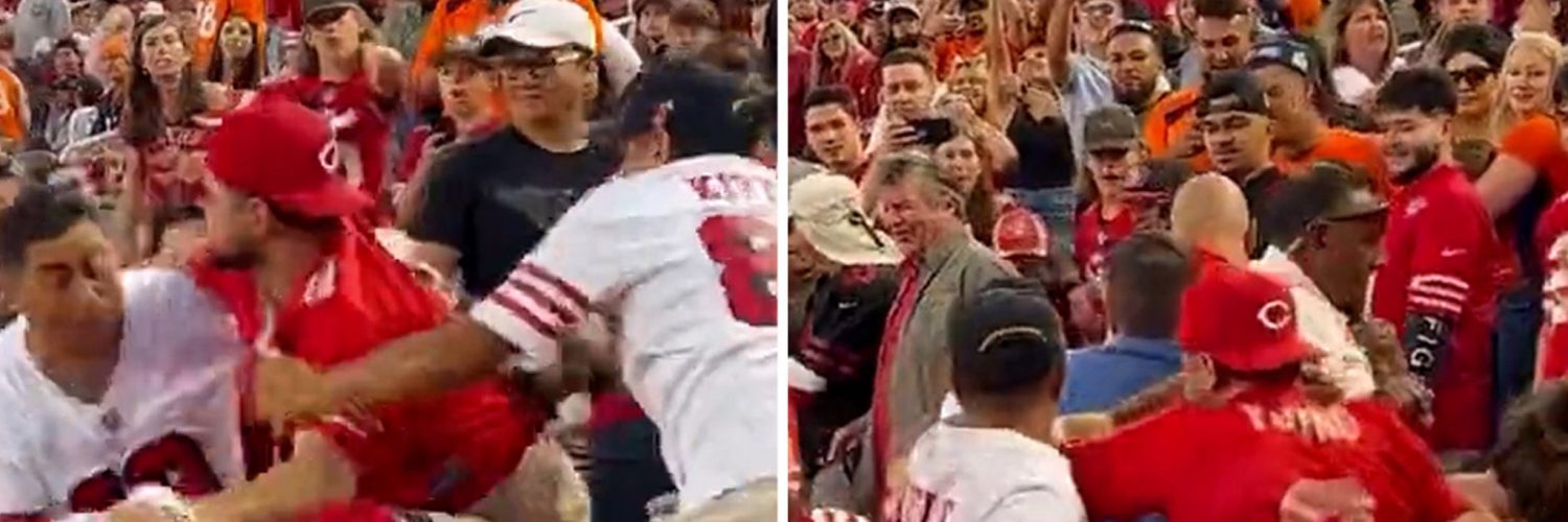 49ers Fans Get In Massive Brawl at Preseason Game, One Knocked Out