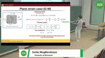 Prof. Sonia Mogilevskaya | Modeling of Materials with Flexible Nanoplatelets with  Complex Variables