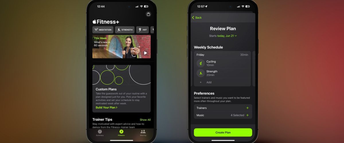 How to create custom Apple Fitness+ plans with iOS 17