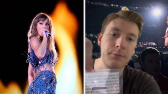 A Taylor Swift Fan That Was Working Security At Her Eras Tour Got Fired For Asking Concertgoers To Send Across Any Photos They Have Of Him With Taylor