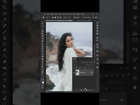 Select Complex Hairs in Photoshop #tips # #photoshop