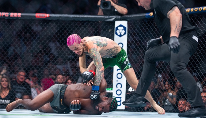 Sean O’Malley responds to critics who claim his UFC 292 TKO win over Aljamain Sterling was an early stoppage