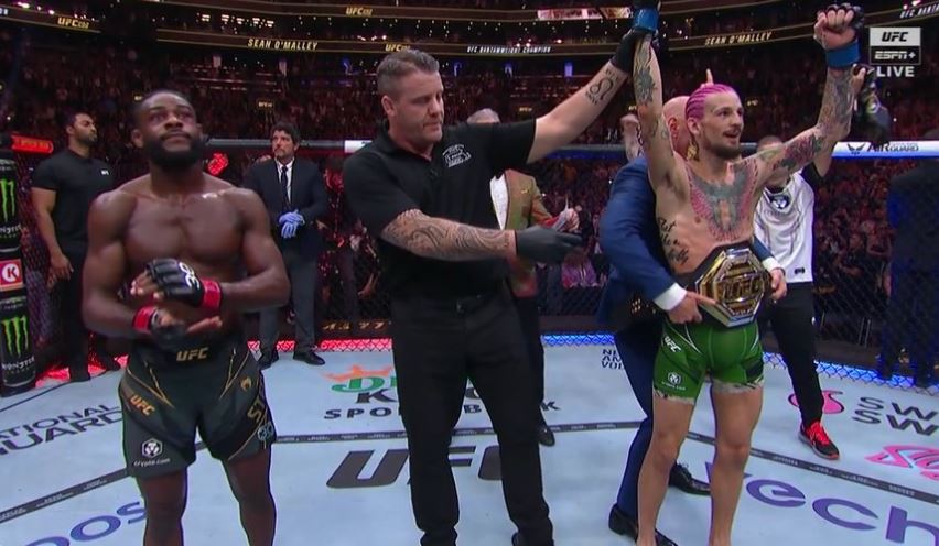 Sean O’Malley reveals what Dana White told him while wrapping the belt around his waist at UFC 292