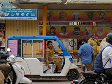 This trans woman was begging on India’s streets. A donated electric rickshaw changed her life