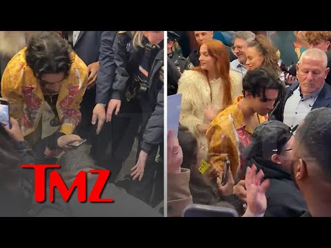 Joe Jonas Helps Out Fallen Fan After NYC Performance | TMZ