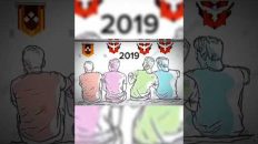 Old 2019 to 2023 ff sad journey 😔 | old ff friends 💔 | #shorts #freefireshorts #oldff #oldfriends