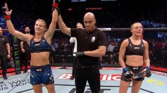 Pros react after Manon Fiorot defeats Rose Namajunas at UFC Paris