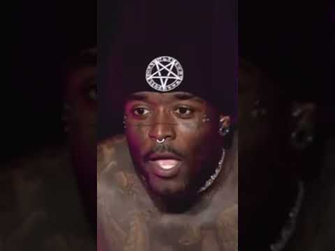 Lil Uzi vert performing at rolling loud with satanic ￼symbol #short #youtubevideo #viralshort #trend