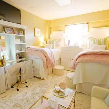 Students transform their drab dorm rooms into comfy living spaces