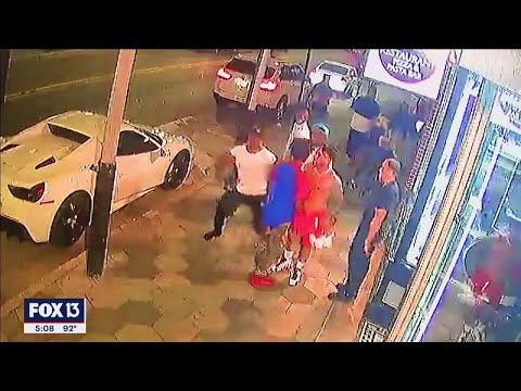 Deadly punch caught on video outside Ybor City bar