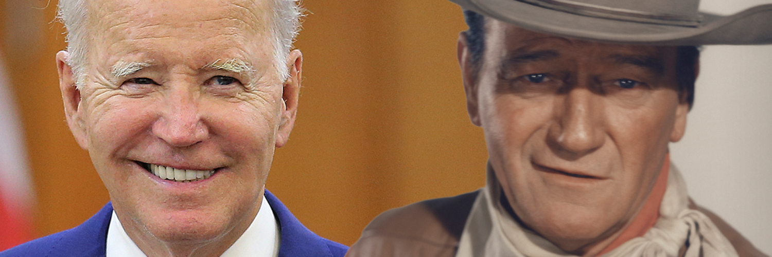 Biden Makes ‘John Wayne’ Dog-Faced, Pony Soldier Reference Again