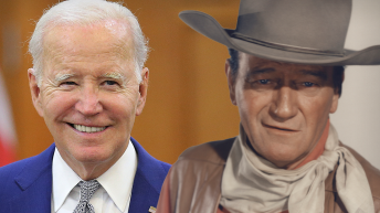 Biden Makes ‘John Wayne’ Dog-Faced, Pony Soldier Reference Again