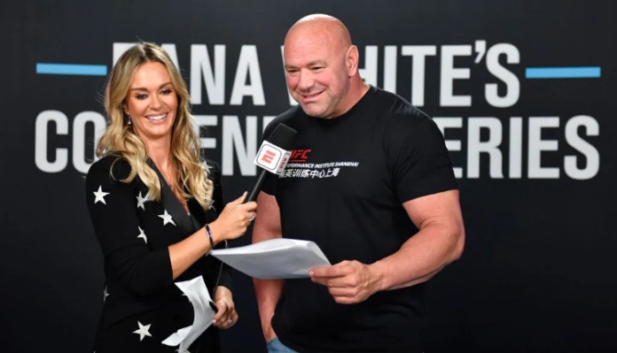 Dana White praises Laura Sanko as being “the Ronda Rousey of commentating” after UFC 293