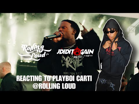 WE ARE REACTING TO PLAYBOI CARTI LIVE @ROLLING LOUD MIAMI 2023