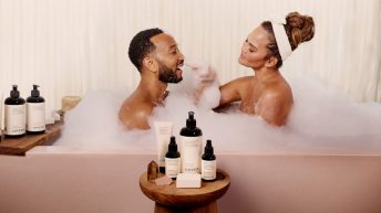 John Legend & Chrissy Teigen Star in Sudsy New Campaign for His Loved01 Skincare Brand