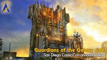 Guardians of the Galaxy ride announcement from San Diego Comic-Con 2016