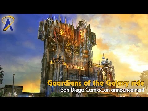 Guardians of the Galaxy ride announcement from San Diego Comic-Con 2016