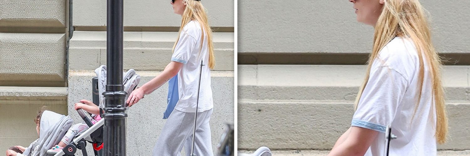 Sophie Turner Spending Time with Her Kids After Night Out with Taylor Swift